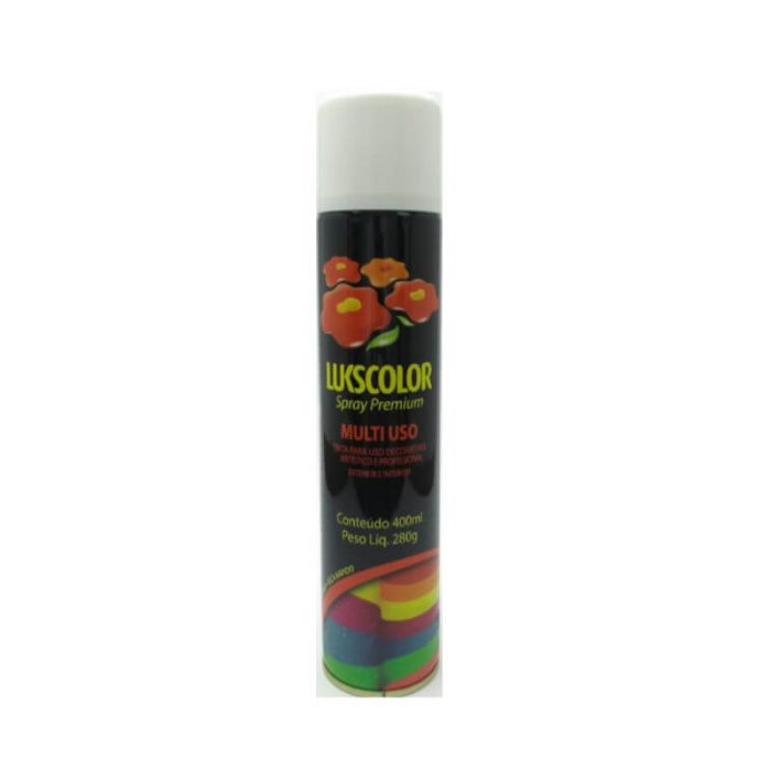 Tinta Spray Decor Multiuso Branco Brilhante 400Ml Colorgin