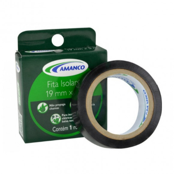 Fita Isolante 19 Mm X 5 M Amanco