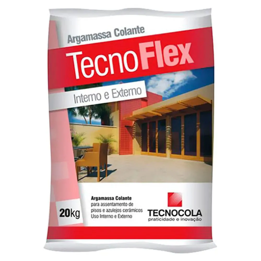 Argamassa Externa Cinza Ac2 20 Kg Tecnoflex