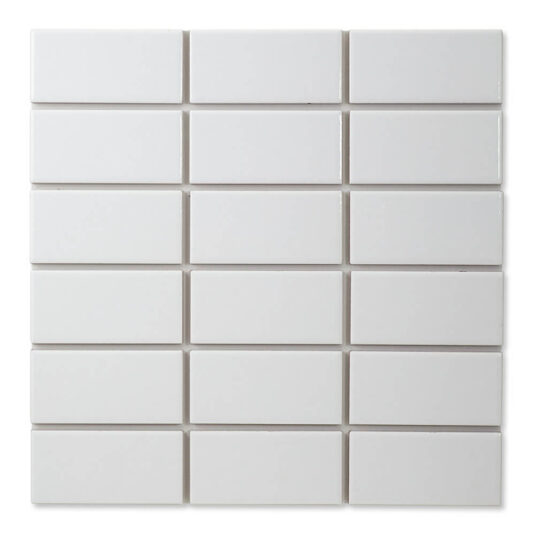 Pastilha Cerâmica White  05 x 10 Strufaldi