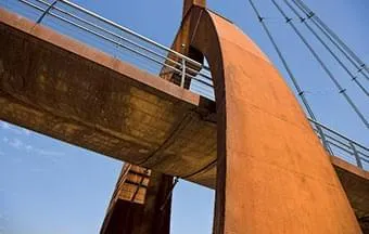 Aço patinável resiste à corrosão atmosférica e proporciona visual rústico