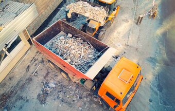 Como descartar entulho de obra?