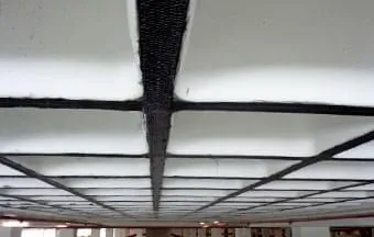 Fibra de carbono é usada para reforçar estruturas de concreto já existentes