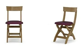 Cadeira Firenze é dobrável e garante visual moderno a bares e restaurantes  