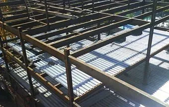 Telha-fôrma / Steel Deck garante um sistema construtivo eficiente