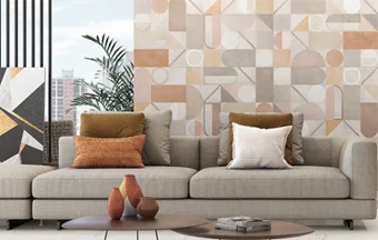 Porcelanatos para parede com acabamento 3D