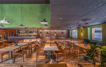 Heradesign® Superfine oferece conforto acústico à pizzeria 1900