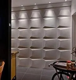 Revestimentos cimentícios feitos artesanalmente oferecem modernidade e elegância
