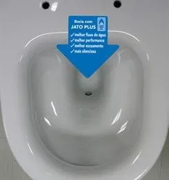 Bacias sanitárias com Jato Plus proporcionam menor risco de entupimento