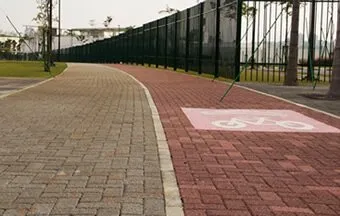 Pisos permeáveis drenantes sustentáveis e em várias cores
