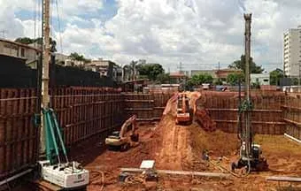 Estaca hélice contínua garante alta produtividade e baixa emissão de ruídos