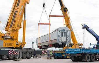 Como preparar uma base de apoio para içamento de cargas