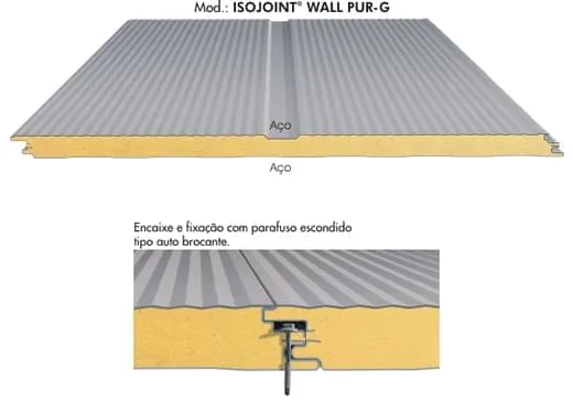 Painéis ISOJOINT® WALL PUR