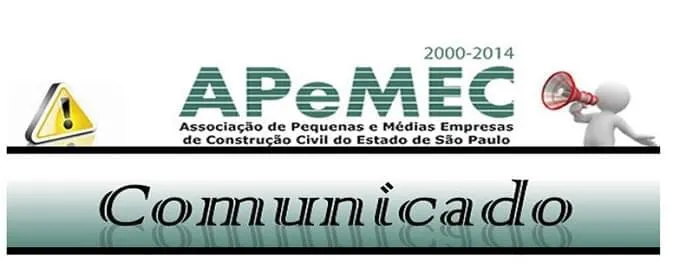 Construção Civil - APeMEC - Associação de Pequenas e Médias Empresas de  Construção Civil do Estado de São Paulo.