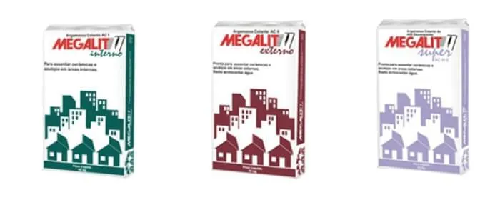 Argamassas da Megamix