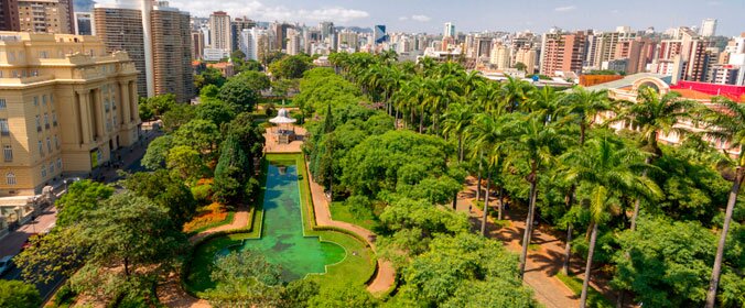 região com árvores em belo horizonte minas gerais
