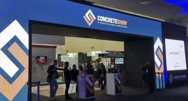 Portal de entrada do Concrete Show 2023