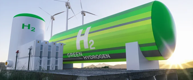 foto de aparelhos que produzem hidrogênio verde