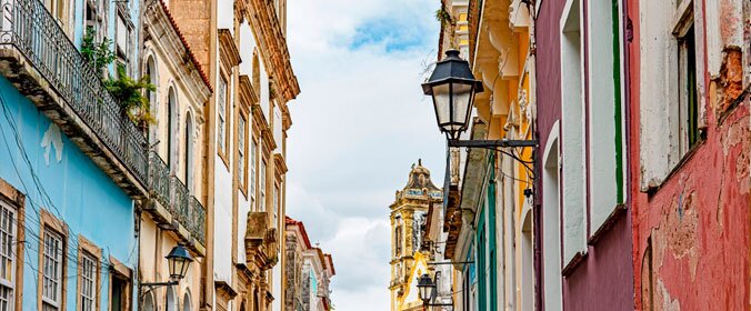 ruas históricas de salvador bahia vazias