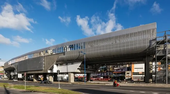 Estação Bonocô do Metrô de Salvador - Leveza arquitetônica