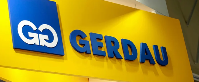 foto do logo da gerdau