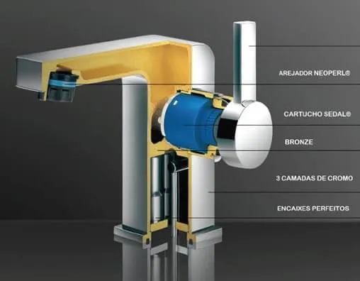 Torneiras oferecem modernidade a cozinhas e banheiros