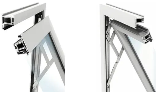 Sistema de perfis em PVC é 30% mais econômico