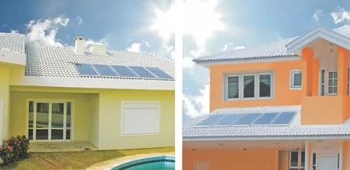 Aquecedores solares para banho e piscinas economizam 80% de energia elétrica