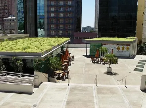 Multipalco de teatro ganha beleza e sustentabilidade com telhado verde