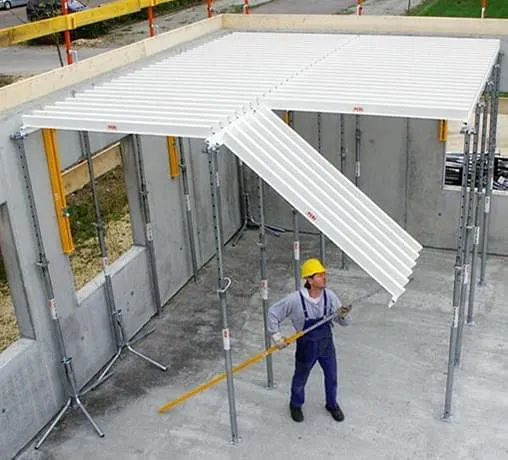 Sistema de formas para lajes com sequência de montagem pré-definida