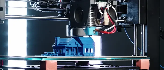 Impressora 3D em ação
