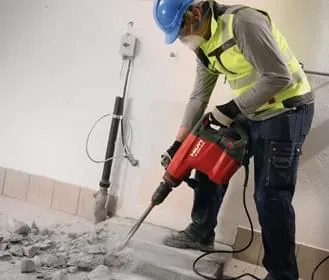 Martelo Demolidor - Aplicação - Piso