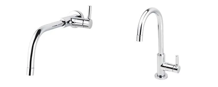 Torneira parede e bancada