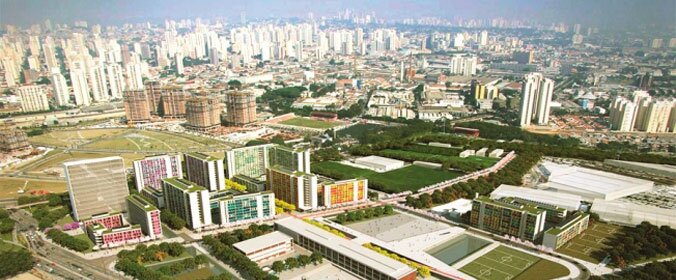 imagem aérea do local na água branca onde deveria ter sido construído a operação água branca