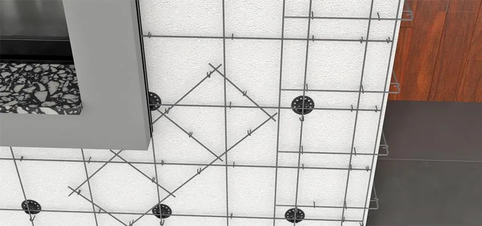 Aplicação do painel de EPS