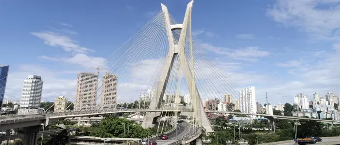 Vista aérea da cidade de São Paulo