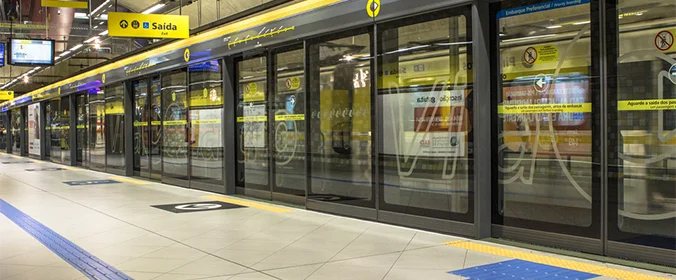 foto estação amarela do metrô de sp