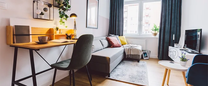 foto de um studio por dentro