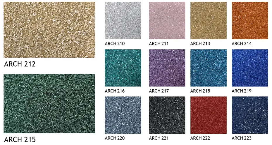 Tabela de cores do ARCH PREZIOSE.