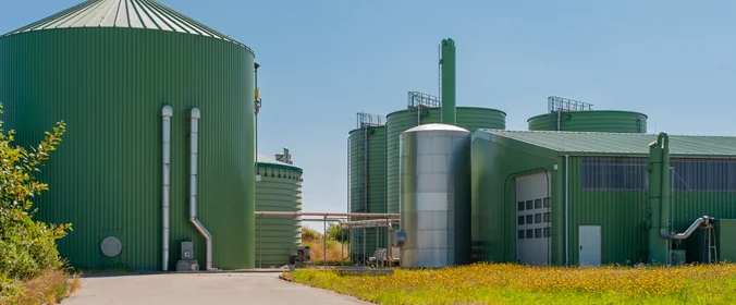 foto de uma usina de biomassa